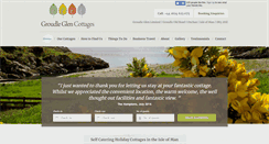 Desktop Screenshot of groudlecottages.com